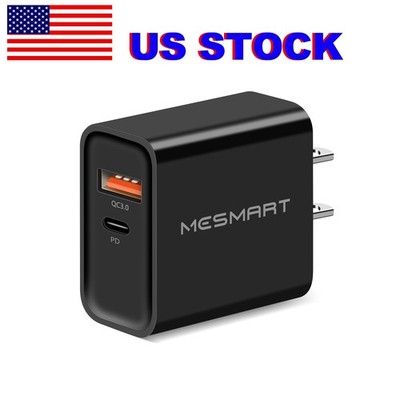 US Fast Charger PD USB-C Wall Charger Power Adapter For iPhone Samsung Universal