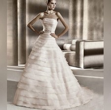 NWT Pronovias Dornella Wedding Gown - Size 10