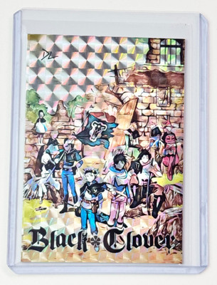 Black Clover Limited Edition Artist Signed ''Anime Classic'' Refractor Card 1/1