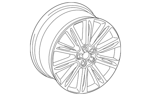 Genuine Audi Wheel Alloy 4H0-601-025-CH - Picture 1 of 2