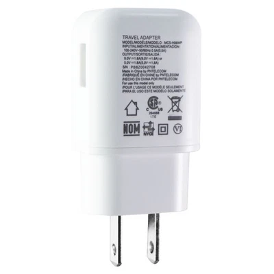 Chargeur Rapide Mural LG Modèle (MCS-H06WP2) 9V 5V 1,8A - Blanc - Photo 1/2