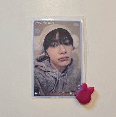 Stray Kids I.N Jeongin PC Photocard JYP Sauna Pop-Up 40k Benefit Fotokarte