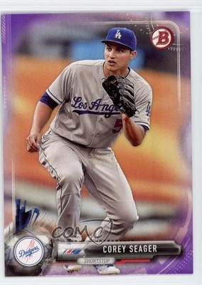 2017 Bowman Purple 97/250 Corey Seager #50 6o3