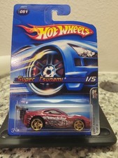 2006 Hot Wheels #51 Drift Kings 1/5 Super Tsunami Gold Pr5 Wheel