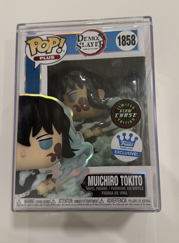 Funko Pop! Demon Slayer Muichiro Tokito Funko shop Exclusive #1858  GITD Chase - Picture 2 of 9