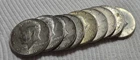 9 ($4.50 FV) 1964 P&D Kennedy Half Dollars In Various Conditions (No Culls) 0753