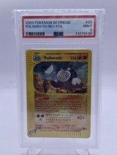 PSA 9 Poliwrath Reverse Holo 24/144 Skyridge Pokemon