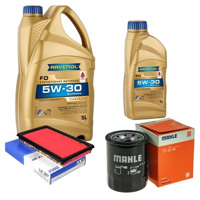 Inspektionspaket 6L RAVENOL für Nissan Maxima/Maxima QX V 3.0 V6 24V Infiniti
