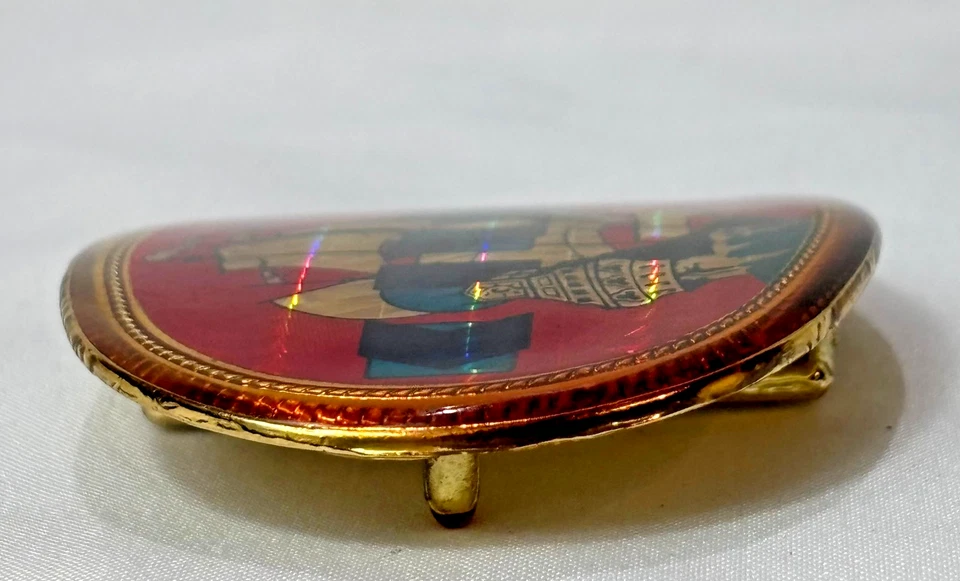 1978 Pacifica KANSAS Belt Buckle Classic Rock Band Holographic Western Style - Image 2 of 4