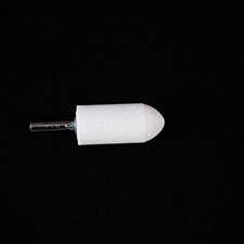 Image of 22x50/6x25mm WA 60MV White Mounted Point A11 Grinding Wheel Shaft Shank 2 PACK