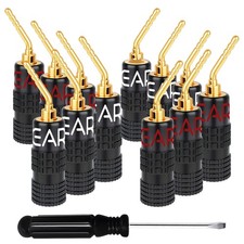 6 Pairs 2mm Pin Plug Audio Speaker Cable Connector Banana Plug Jack