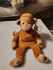 TY Beanie Baby - BONGO the Monkey (8.5 inch) - MWMTs Stuffed Animal Toy 1995