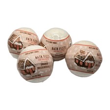 Lot of 4 Bath  Body Works Sugared Snickerdoodle Bath Fizzy 4.6oz Bomb Sealed