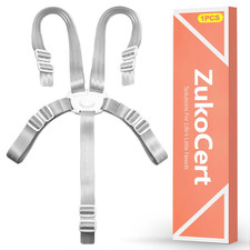 5-Point Adjustable Harness   Universal Fit Anti-Slip Padded Straps for High Chai