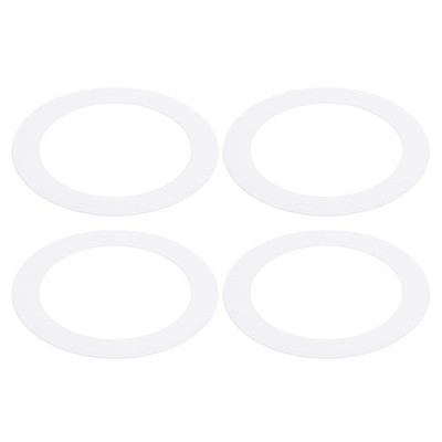 Goof Rings Inner Diameter 3.39'' Outer Diameter 4.72'' 4Pack White