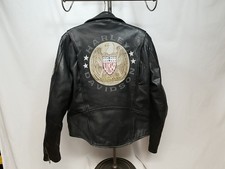 Harley-Davidson Motorcycle Sturgis, SD Black Mens Leather Biker Jacket Sz 40