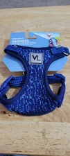 Vibrant Life Flex Knit Dog Harness, XS, Blue