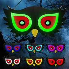 BlcTec Halloween Spooky Eyes Lights 23.6in 7 Color Modes USB Battery Style C