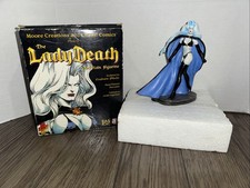 Lady Death Statue Porcelain Figurine Moore Creations Limited Ed. 1994 #6107