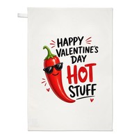 Gift Base HeißE Chilli Teetuch FüR Freundin Ehefrau Ehemann Liebe Weiß 1