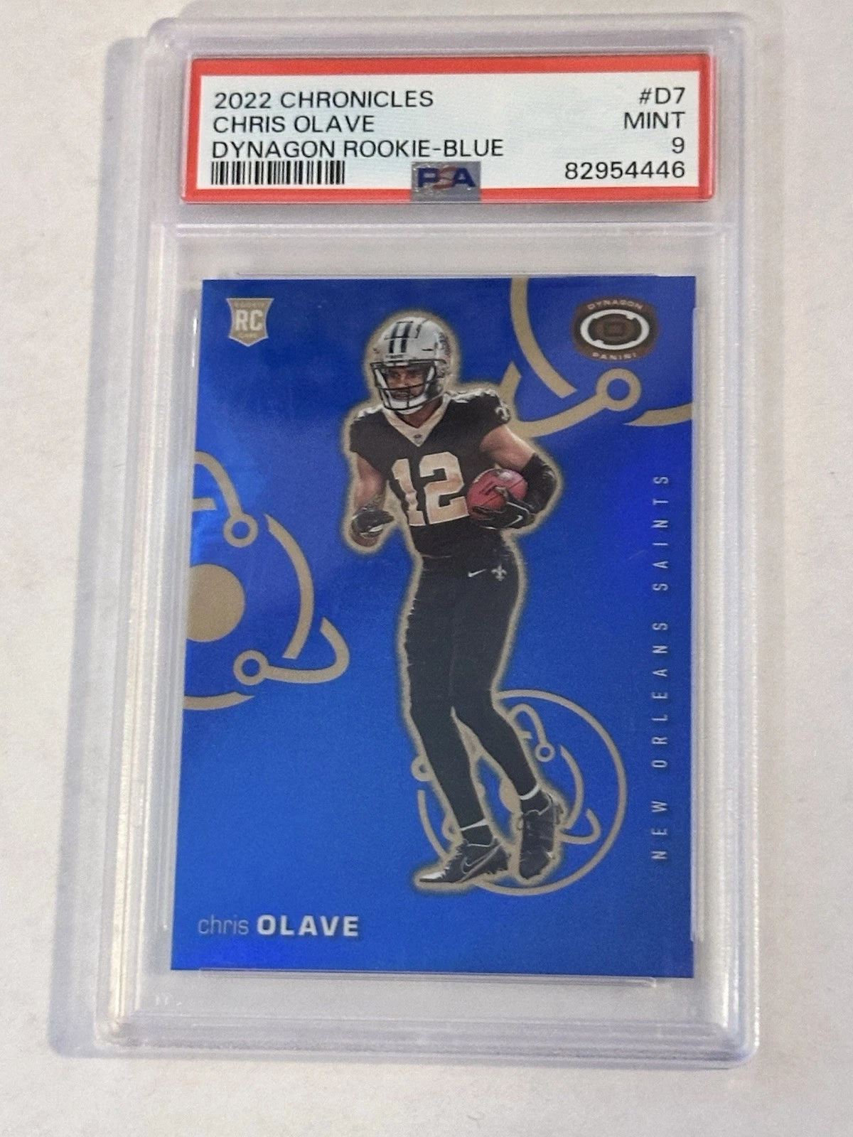 Chris Olave Panini Chronicles Dynagon Rookies #D7 Blue