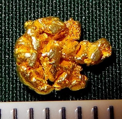 XXL - GOLDNUGGET 6,1 mm Goldnuggets Nugget Barren Gold Nuggets Münze Geschenk