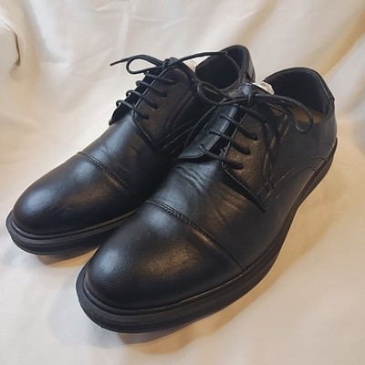 Marco Ferrara Men's Black Lace Up Dress Shoes Size 9