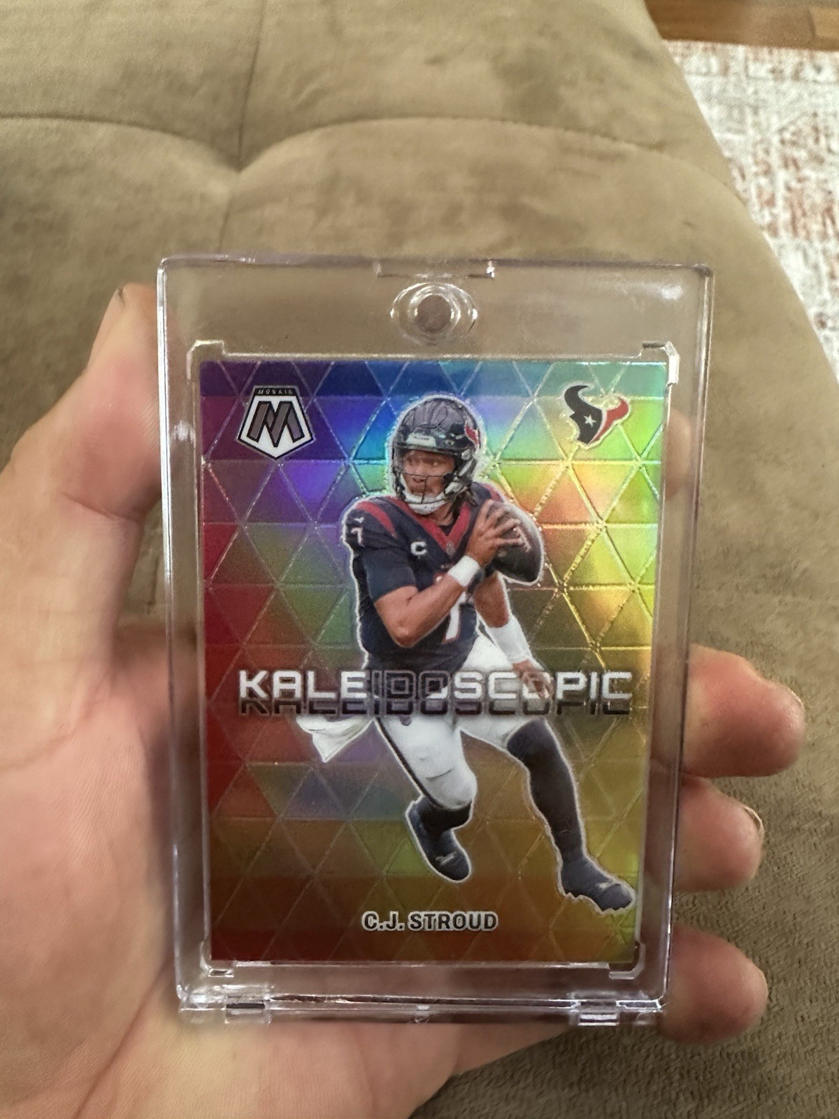 2024 Panini Mosaic CJ Stroud Kaleidoscopic Case Hit SSP #5 Houston Texans RARE!!