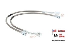 Front Stainless Steel Braided Brake Lines for Chevy/GMC 1500, 2500HD, 3500HD,