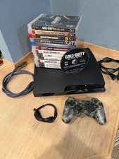 Sony PlayStation 3 Slim 120 GB CECH-2101A  13 Games W/ Controller