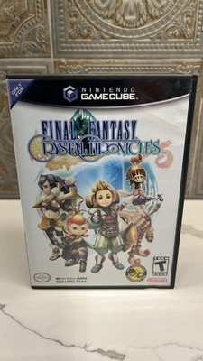 Final Fantasy: Crystal Chronicles (GameCube, 2004) Black Label CIB Tested