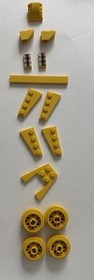 LEGO Racers Hot Busters Pullback Car #8382 Complete (No Box or Instructions)