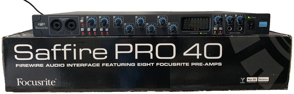 Focusrite Saffire Pro 40 for sale | eBay