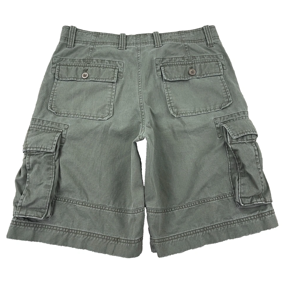 Pantalones Cortos Carga Timberland De Colección Hombres 34 Verde Suelto Militar Ejército Y2K Oliva Musgo Foto 2 de 4