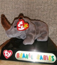 Beanie Babies RARE Spike the Rhinoceros, a retired Ty Beanie Baby