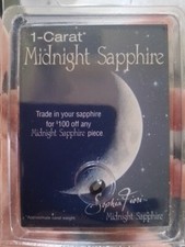 Blue Midnight Sapphire 1,CT. Oval With Appraisal.
