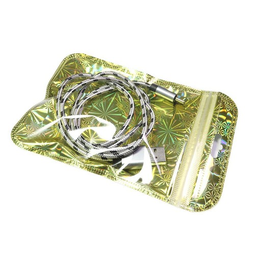 Bolsas de embalaje holográficas transparentes, bolsa de almacenamiento Mylar para organización en el hogar - Imagen 3 de 11