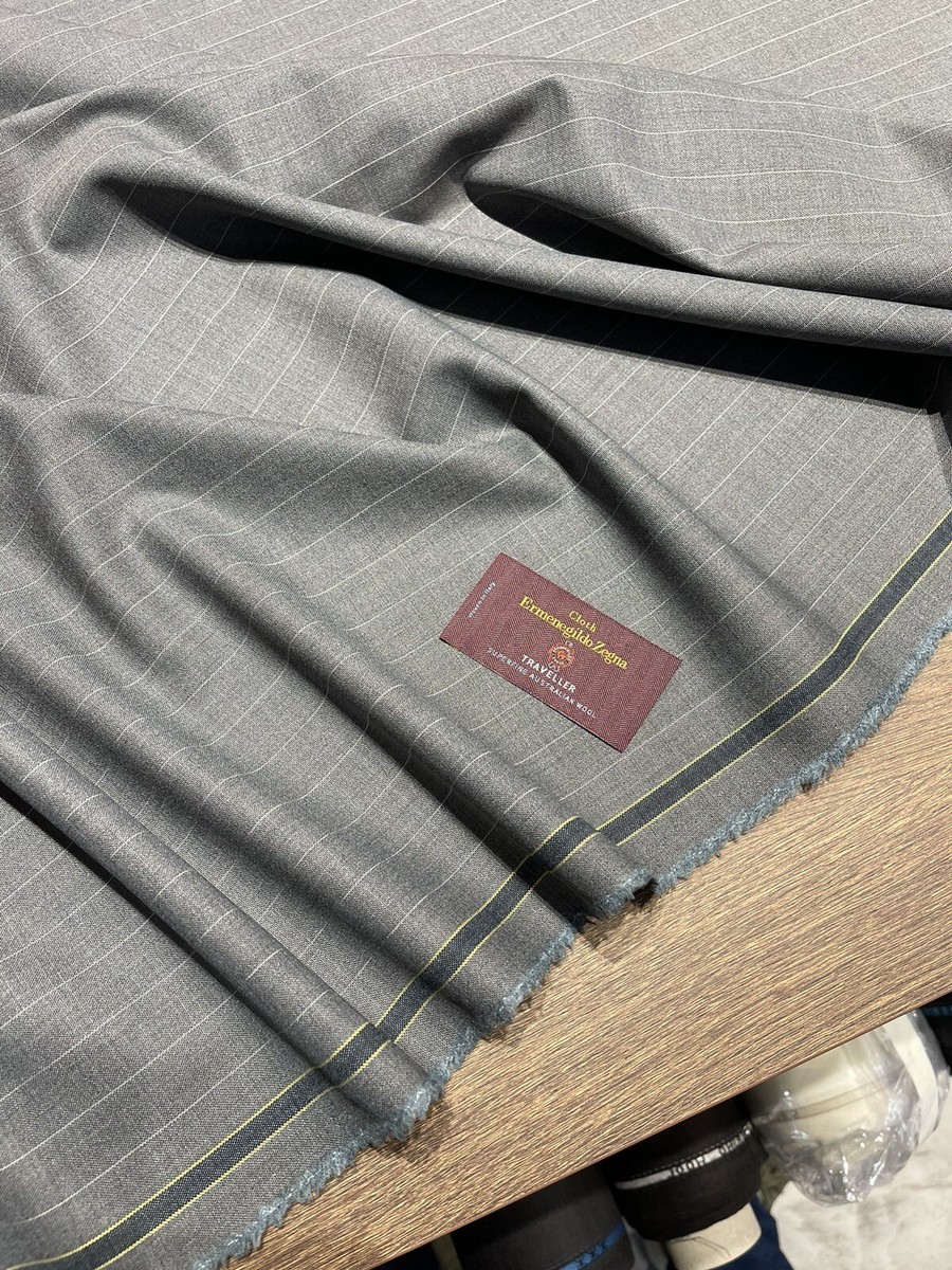 Ermenegildo Zegna 3.5m Plain Weave suiting fabric Traveller