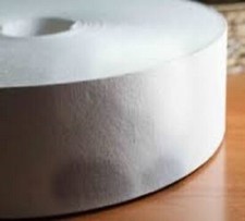 10 KG STRISCE DI CARTONE BIANCO 7,5cm. ROTOLO PER VASSOI GASTRONOMIA PASTICCERIA