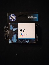 HP 97 C9363WN 140 Ink Cartridge Tri-Color EXP March/2015 NEW Open Box