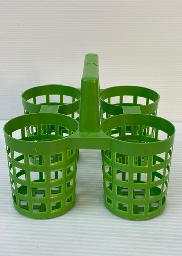 Thai Carrying Case Green Plastic Condiment Basket For Noodle Shop Size18X18X15cm - Picture 13 of 60
