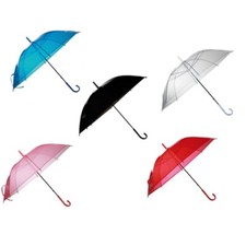 Clear Umbrella Transparent Design Fashion Stick Umbrella Clear