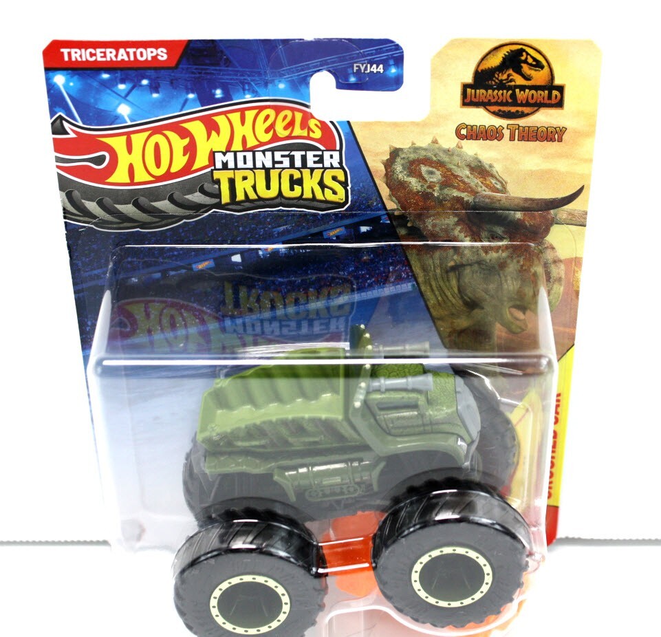 Hot Wheels Monster Truck Jurassic World CHAOS Theory TRICERATOPS
