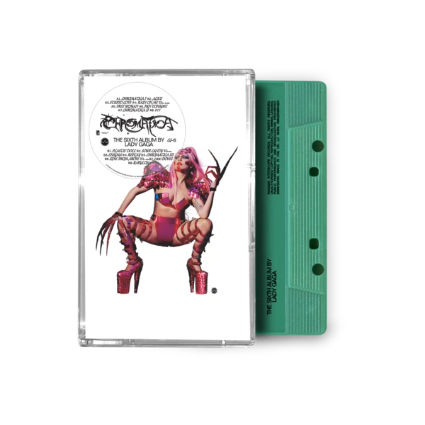 LADY GAGA CHROMATICA OFFICIAL MINT GREEN CASSETTE 3 RARE LIMITED EDITION RAIN
