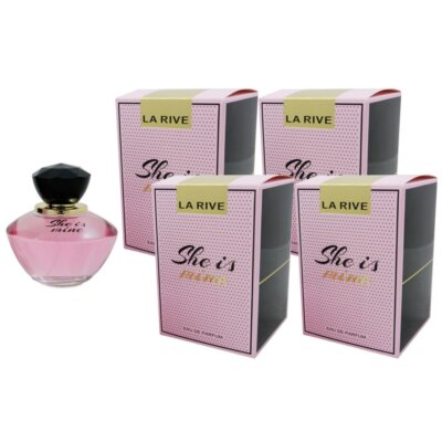 La Rive She is Mine 4 x 90 ml Eau de Parfum EDP Set Damenparfum