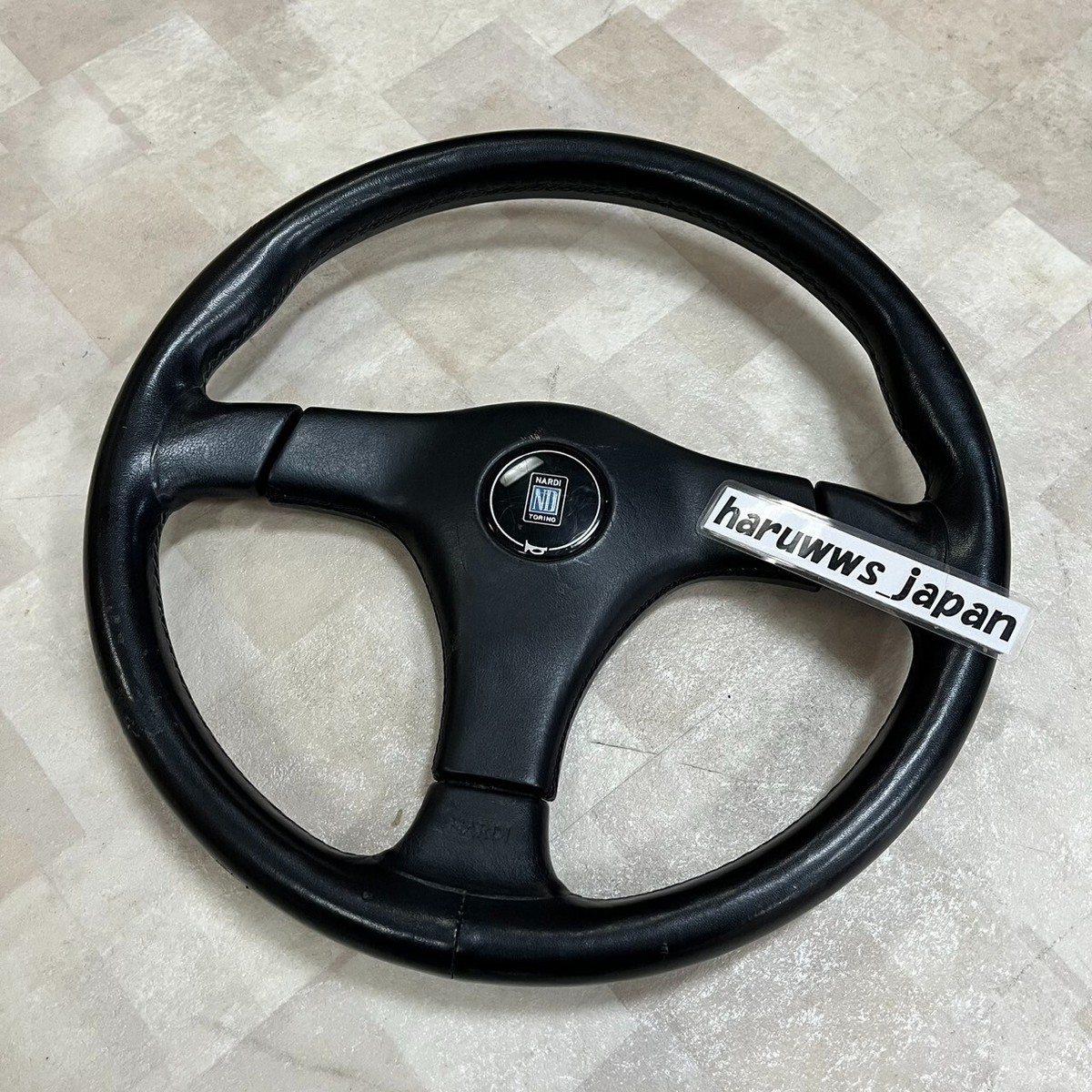 NARDI GARA3 360φ Nardi Gara 3 Leather Steering Wheel 365mm Black | Genuine