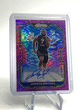 2020 Prizm Jordyn Brooks Purple Pulsar Rookie RC Auto #388 Seattle Seahawks W1