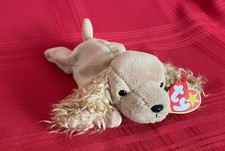 Beanie Baby "SPUNKY" the Cocker Spaniel TY 1997 Retired with Multiple Tag Errors