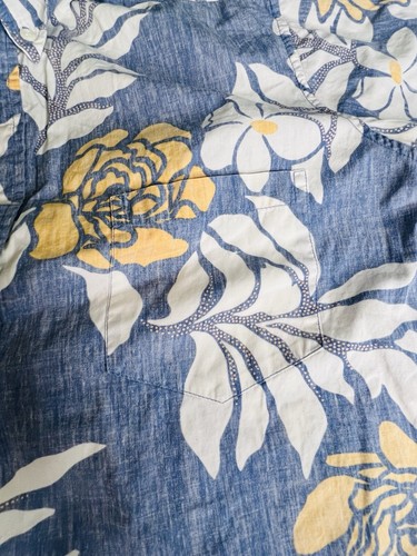 Vintage Reyn Spooner 1/2 Button Up Hawaiian Shirt Pullover Short Sleeve Large - Picture 4 of 16