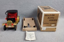 Golden Auto Series Opel 1909 Battery Operated New Vintage Working Tin Japan